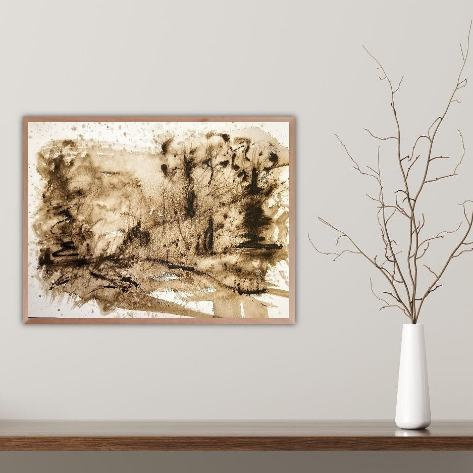 Moonlight, snowfall, night