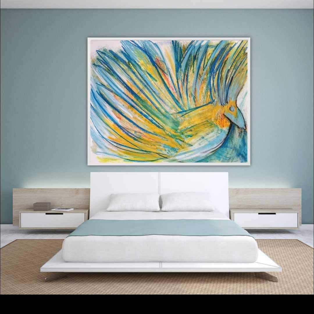 <transcy>Oiseau bleu du bonheur</transcy>