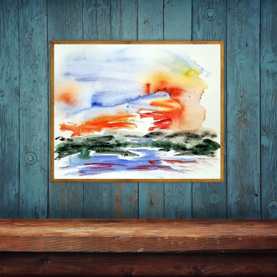 <transcy>Lever de soleil brillant</transcy>